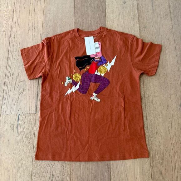 Urban outfitters orange dia Pacheco t shirt size large - Picture 1 of 3